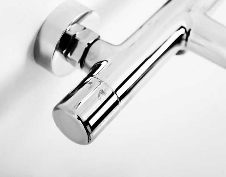 Смеситель для ванны и душа Cezares UNO-VASM-NERO