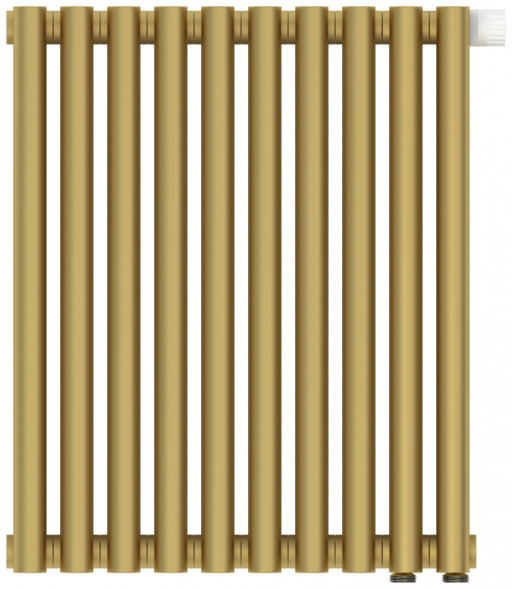 Отопительный радиатор Сунержа Эстет-00 EU50 500х450 10 секций Матовое золото