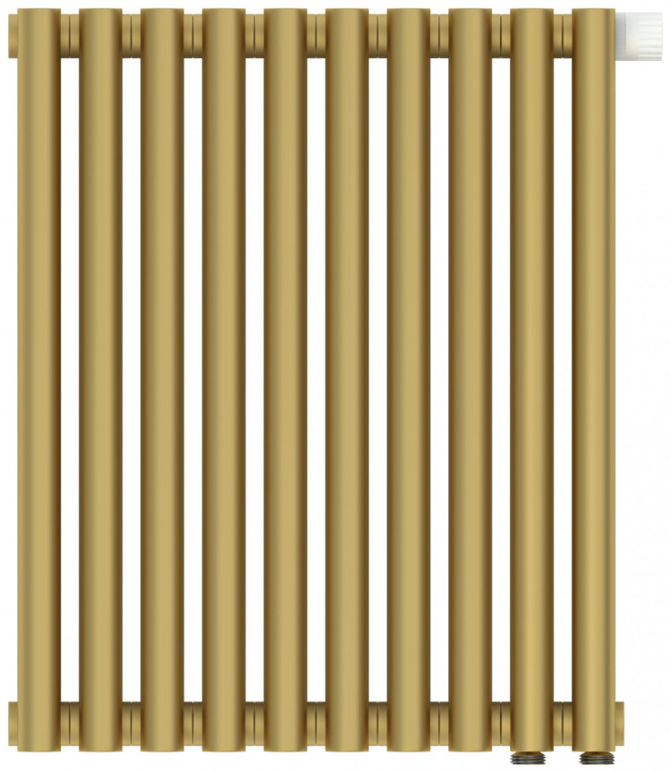 Отопительный радиатор Сунержа Эстет-00 EU50 500х450 10 секций Матовое золото