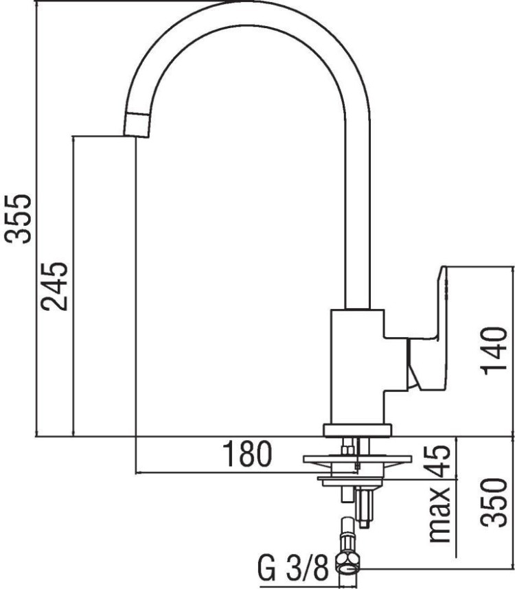 Смеситель для кухни Nobili New Road RD00133CR