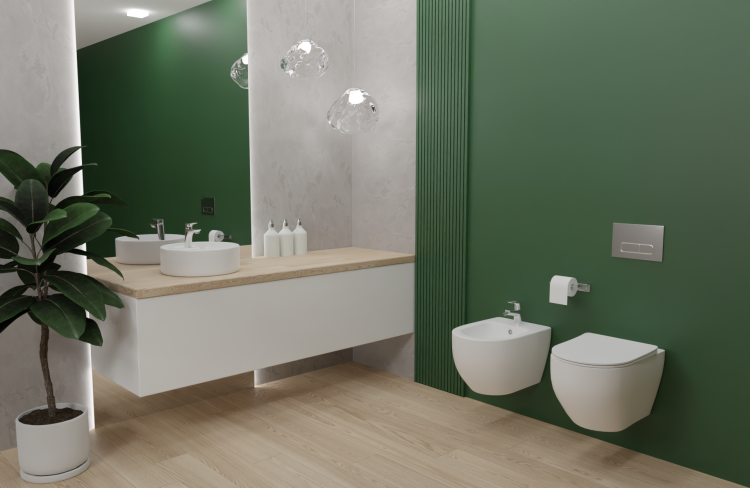 Биде подвесное Aquatek ЕВРОПА AQ1016-00 510*355*310 мм, цвет белый