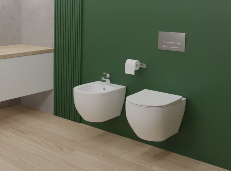 Биде подвесное Aquatek ЕВРОПА AQ1016-00 510*355*310 мм, цвет белый