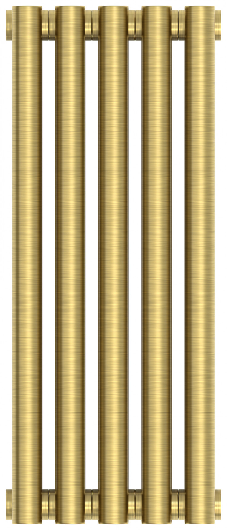 Отопительный радиатор Сунержа Эстет-00 500х225 5 секций Состаренная латунь