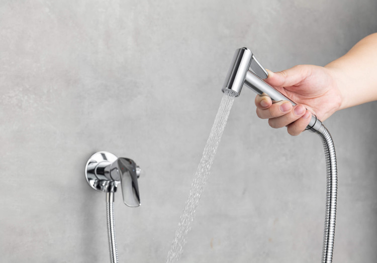 Комплект для гигиенического душа встроенный Aquatek (cмеситель + гигиеническая лейка + шланг) AQ1019CR ВЕГА