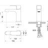 Душевой комплект наружного монтажа Aquatek ОБЕРОН AQ1231CR
