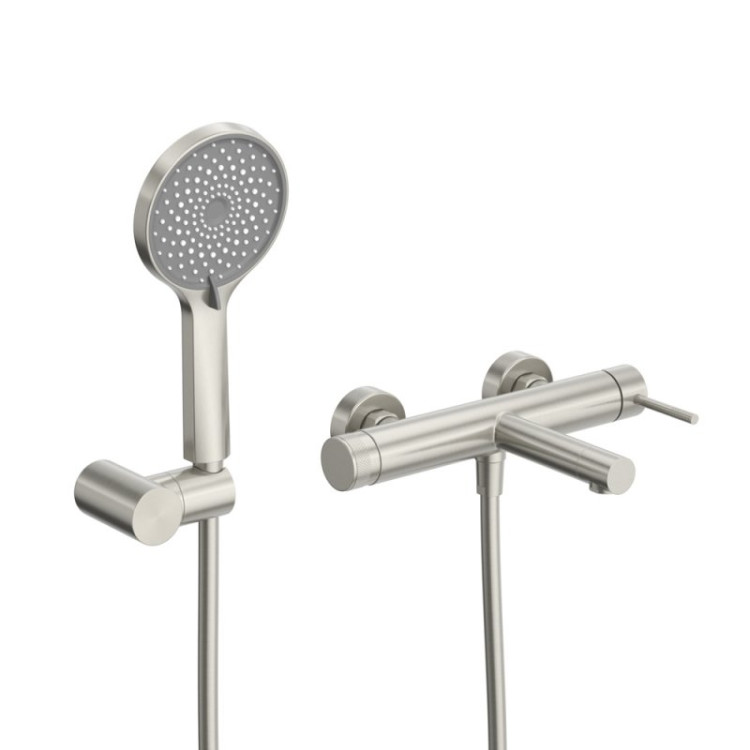 Смеситель для ванны и душа в комплекте с ручным душем, шлангом и держателем Cezares RELAX-VD-NOP