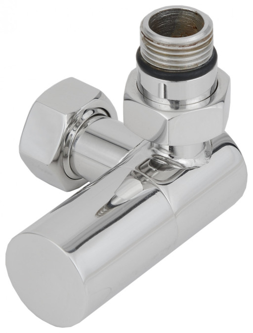 Вентиль Сунержа 3D правый (цилиндр) G 1/2" НР х G 3/4" НГ Состаренная бронза