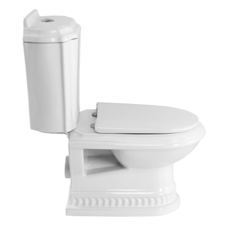 Сиденье дюропласт, soft close, металлическое крепление Cezares CZR-6045-SC