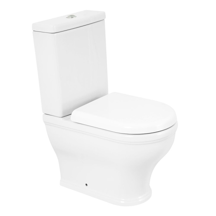 Сиденье дюропласт, soft close, металлическое крепление Cezares CZR-6045-SC