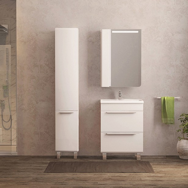 Тумба под раковину Velvex Crystal Cub 60 mCub-60N(tl)