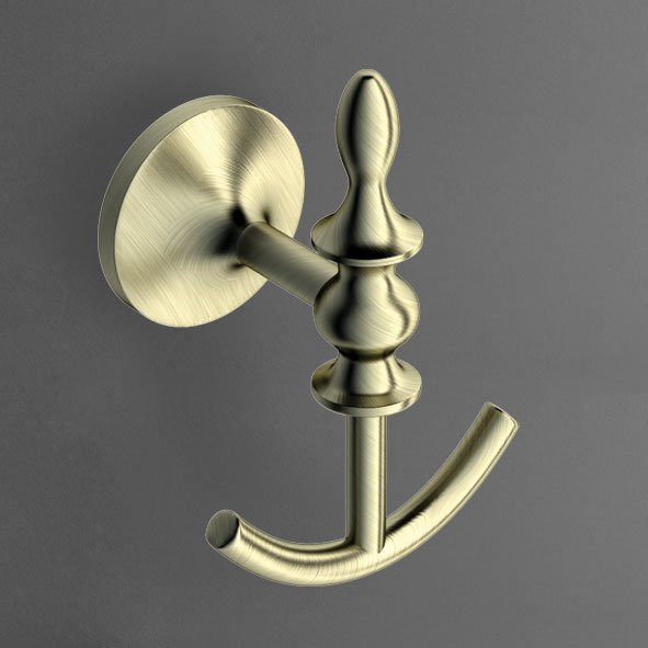 Крючок двойной ART&MAX AM-E-4286B-Br