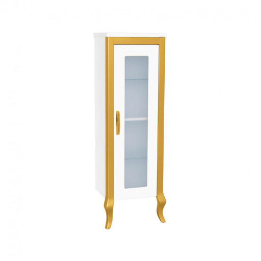 Боковой шкаф KN2160.01.BA (белый золото)