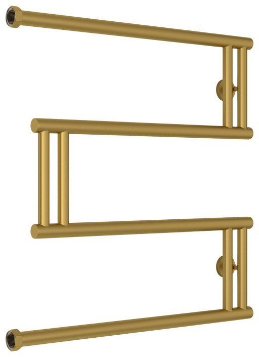 Полотенцесушитель водяной Сунержа High-Tech model &quot;M+&quot; 600х600 Матовое золото