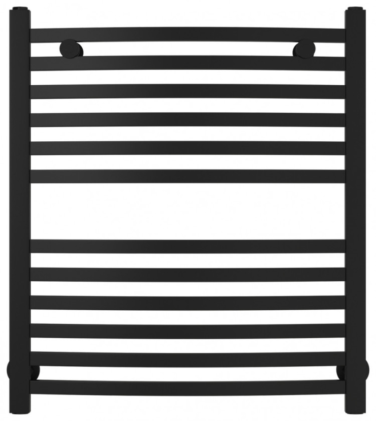 Полотенцесушитель водяной Сунержа Аркус 600х500 Матовый чёрный