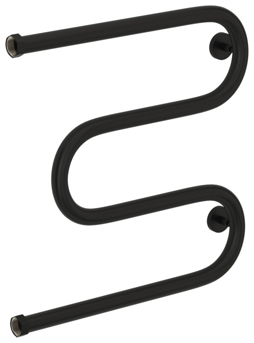 Полотенцесушитель водяной Сунержа М-образный 500х500 Матовый чёрный