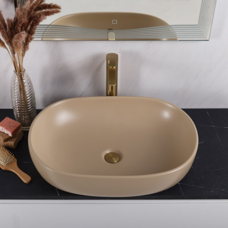 Раковина накладная керамическая BelBagno BB1084-H301