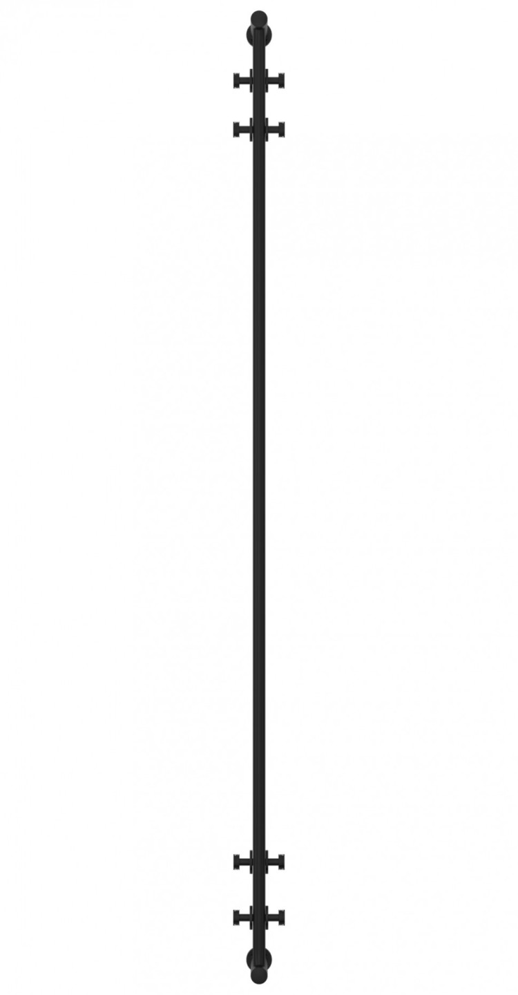 Полотенцесушитель водяной Сунержа Хорда 1800х195 Матовый чёрный