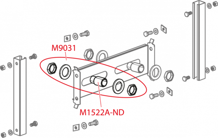 Монтажная рама для смесителя, установка в гипсокартонную конструкцию Alcadrain A117B