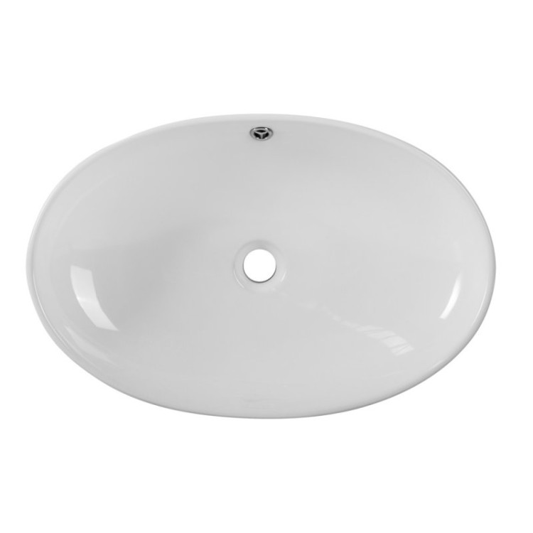 Раковина керамическая накладная, овальная BelBagno BB1104