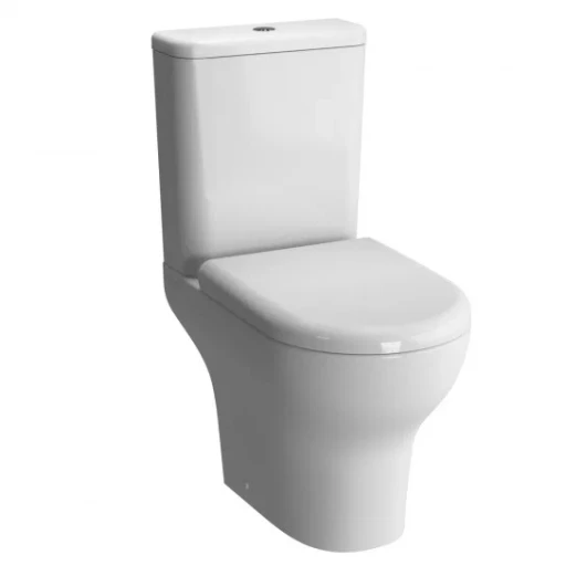 Комплект безободкового напольного унитаза Zentrum Rim-Ex, сиденье микролифт, механизм 3/6 л