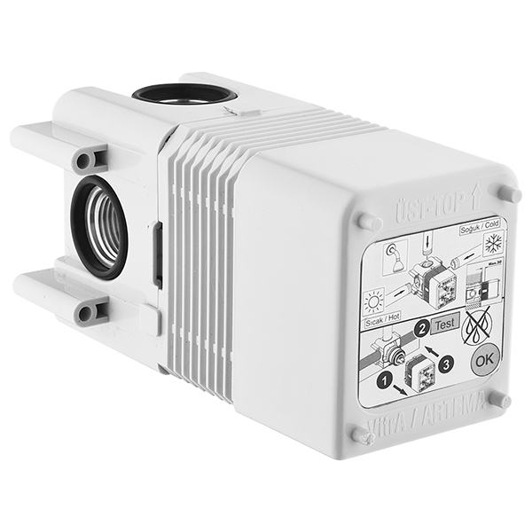 Универсальный бокс для настенного встраиваемого смесителя для душа