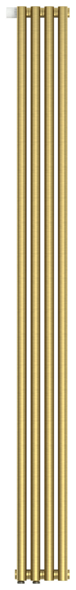 Отопительный радиатор Сунержа Эстет-0 EU50 левый 1800х180 4 секции Состаренная латунь