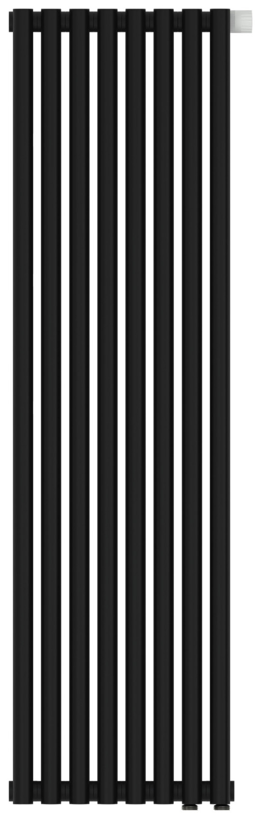 Отопительный радиатор Сунержа Эстет-00 EU50 1200х360 8 секций Матовый чёрный
