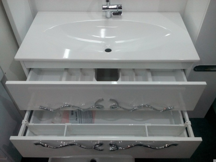 Тумба под раковину Aqwella Clarberg Due amanti 100 подвесная