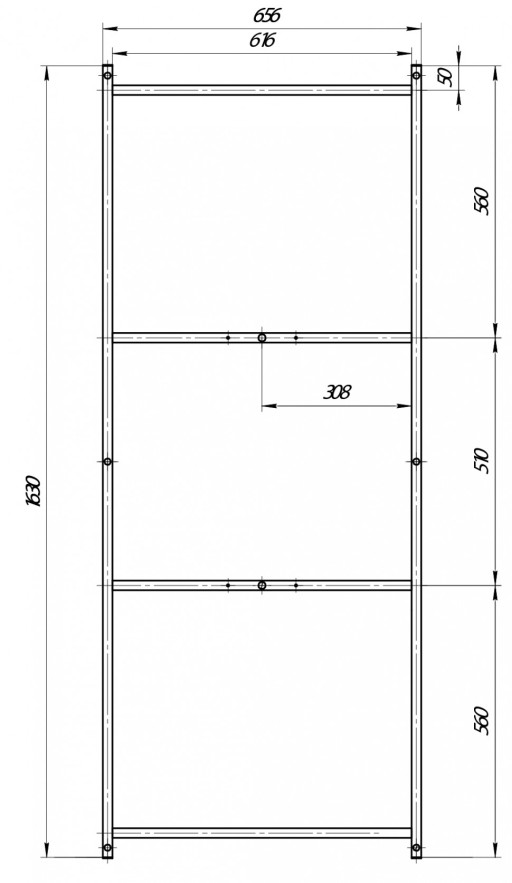 Рама сварная 1Marka ПУ 170*70