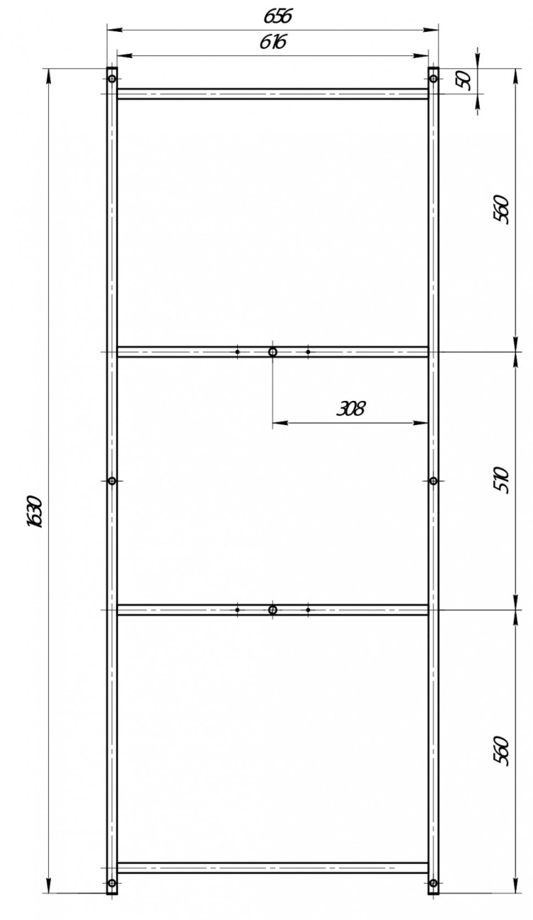 Рама сварная 1Marka ПУ 170*70