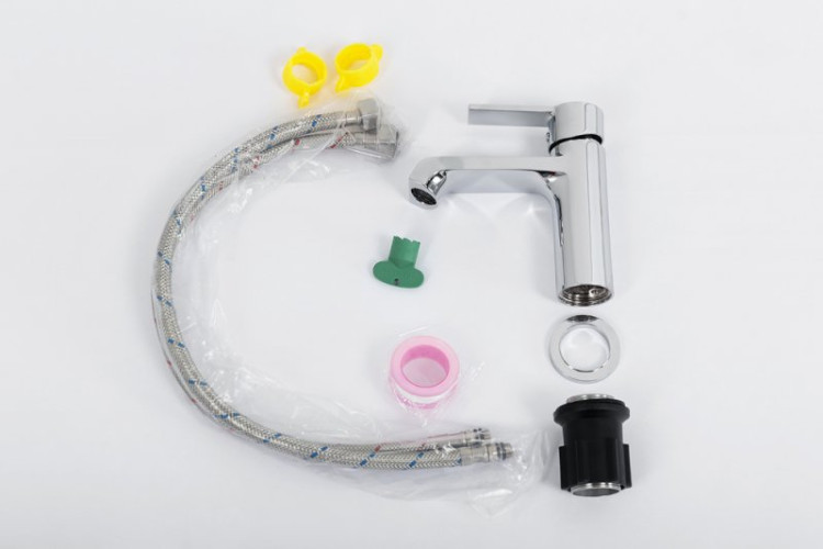 Смеситель для раковины без донного клапана Cezares AURORA-LVM-CRM-W0