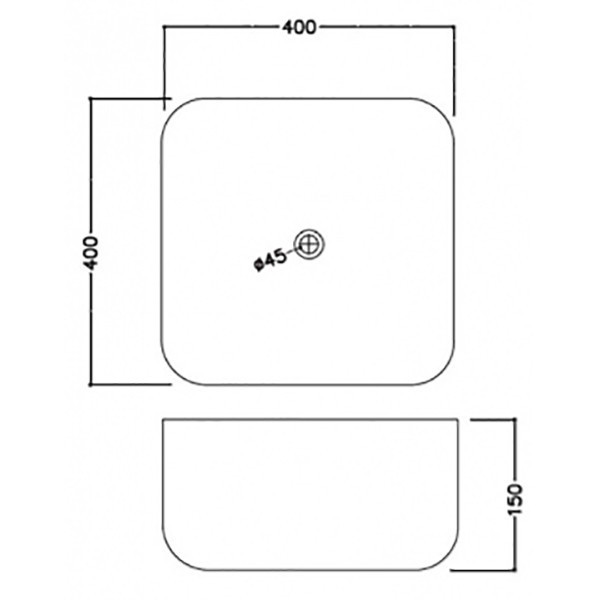 Раковина-чаша Jaquar JDS 40 JDS-WHT-25911