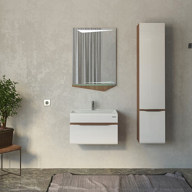 Тумба под раковину Velvex Crystal Cub 60 mCub-60tl