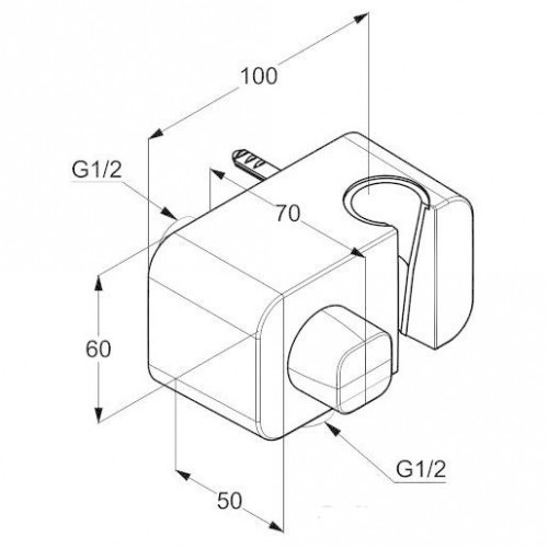 Шланговое соединение Kludi A-Qa 6556205-00