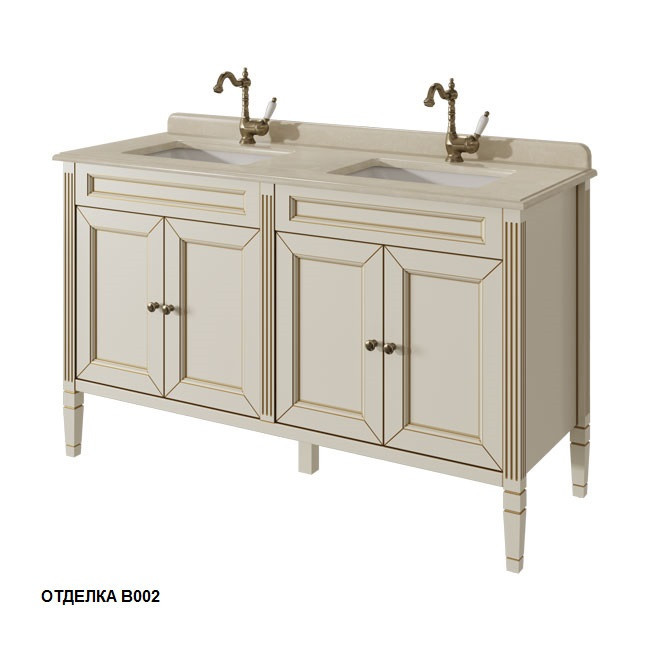 АЛЬБИОН тумба 140 двойная четыре двери