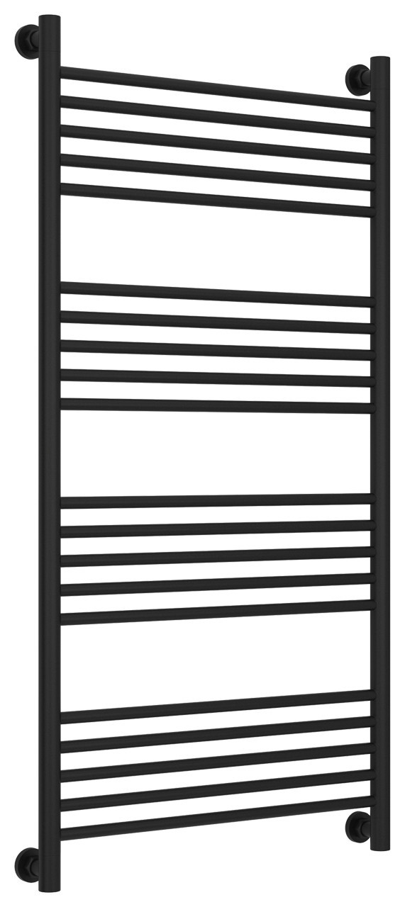 Полотенцесушитель водяной Сунержа Богема+ прямая 1200х600 Матовый чёрный