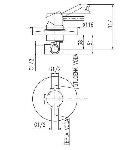 Смеситель Rav Slezak Seina SE983