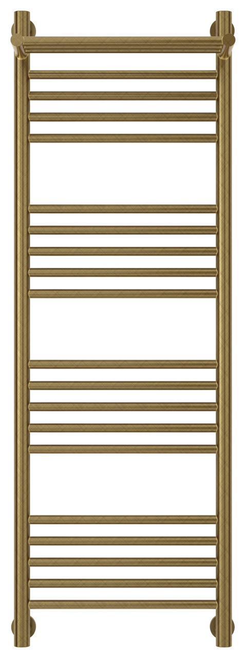 Полотенцесушитель водяной Сунержа Богема с полкой+ 1200х400 Состаренная бронза