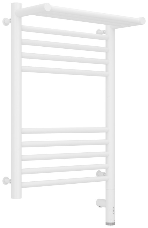 Полотенцесушитель электрический Сунержа Богема с полкой 3.0 600х400 / МЭМ правый Матовый белый