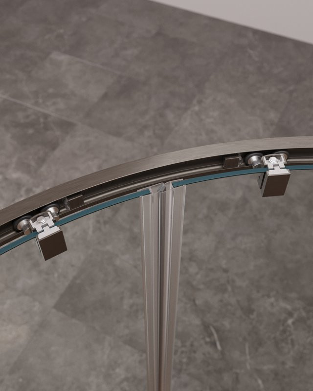 Душевой уголок MOLVENO-RH-2 Cezares MOLVENO-RH-2-120/100-C-BORO-IV