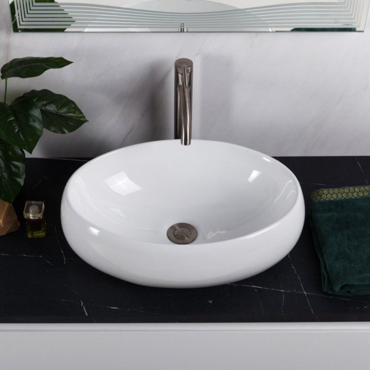 Раковина керамическая накладная BelBagno BB1085