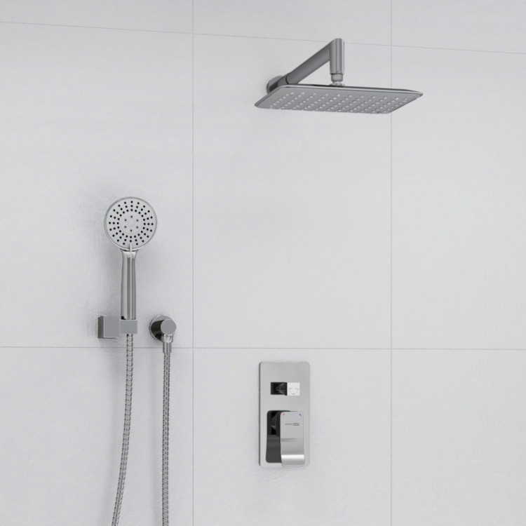 WasserKRAFT A14131 Встраиваемый комплект для душа с верхней душевой насадкой и лейкой