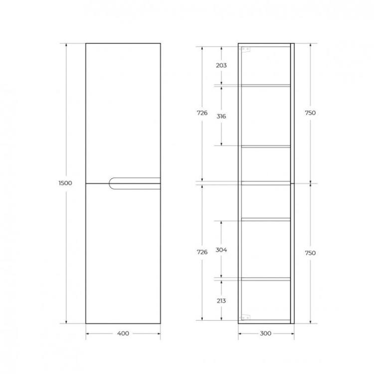 Раковина керамическая 60 см Cezares CZR-NAT-60-LVB