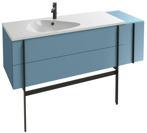 Мебель 145 см для раковины-столешницы 120 cм, коричневая кожа Jacob Delafon NOUVELLE VAGUE EB3038-NR2