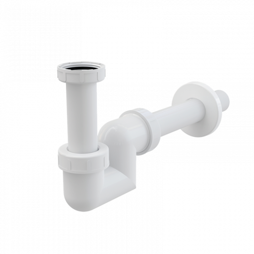 Сифон для умывальника и биде DN32 пластик Alcadrain A45F-DN32
