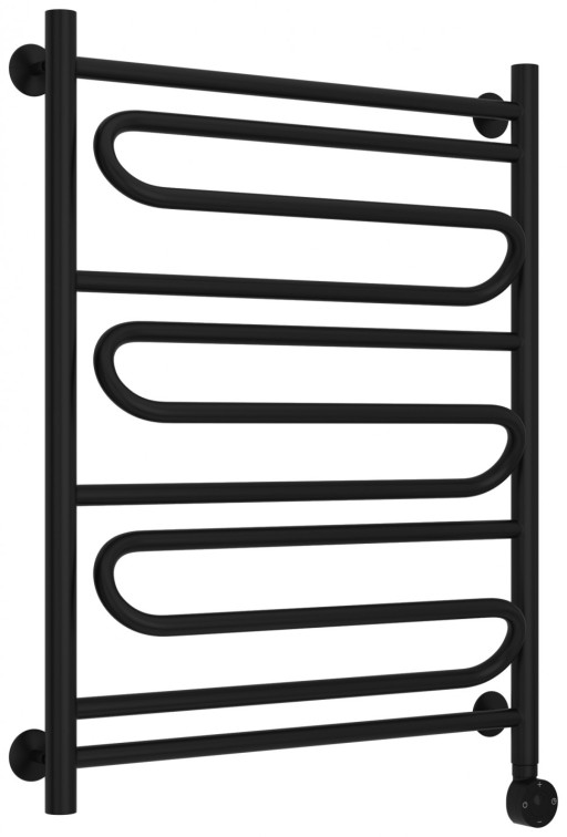 Полотенцесушитель электрический Стилье Формат 22 800х600 правый Матовый чёрный