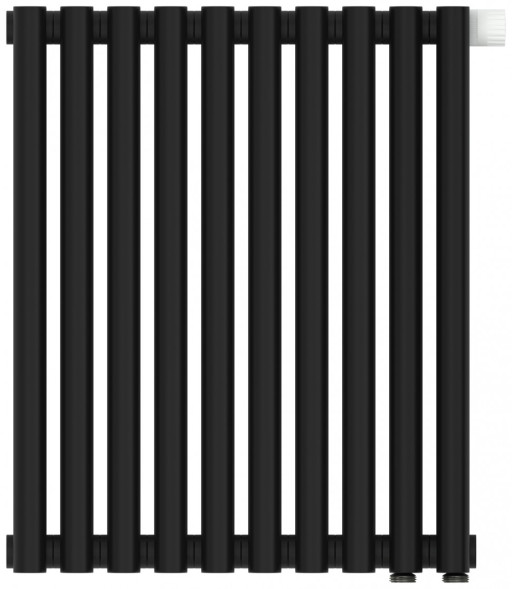 Отопительный радиатор Сунержа Эстет-00 EU50 500х450 10 секций Матовый чёрный