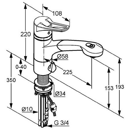 Смеситель для кухни Kludi MX 399450562