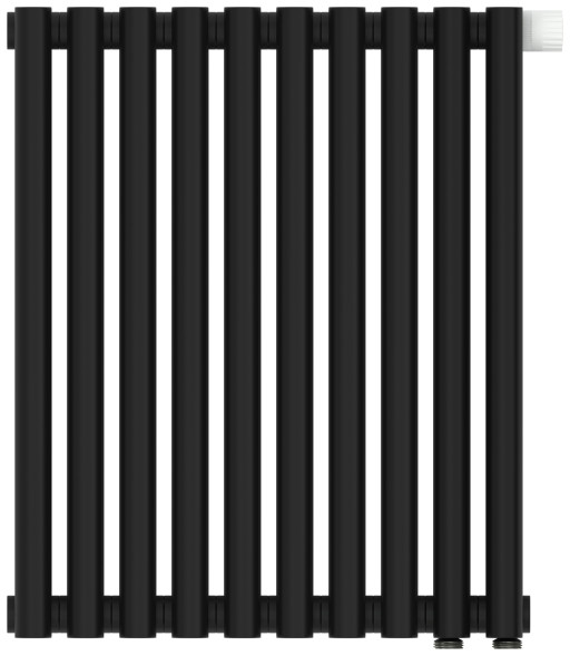 Отопительный радиатор Сунержа Эстет-11 EU50 500х450 10 секций Матовый чёрный