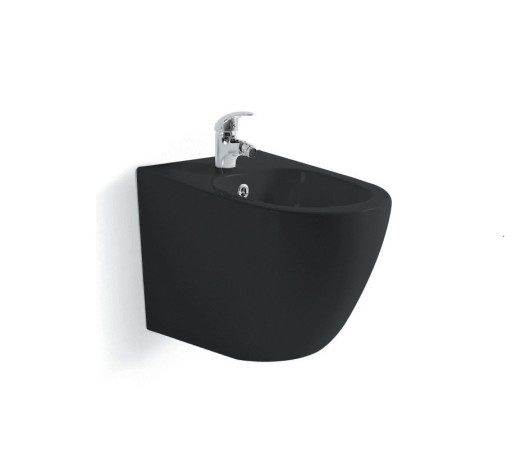 Биде подвесное Aquatek ЕВРОПА AQ1016-MB, 510*355*310 мм, цвет черный матовый